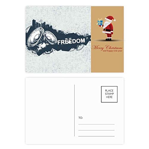 Cartes postales père Noël graffiti street culture et hip-hop lot de 20 pièces