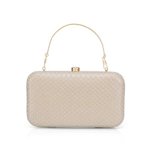 Image of BAG IN Women Evening Hand Clutch | Ladies Party Wedding Purse with Chain Strap