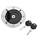 Motorrad Tankdeckel, Kraftstofftankdeckel Tankverschluss mit 2 Schlüsseln für GSX-R600 GSX-R750 GSX-R1000 Hayabusa GSXR1300 TL1000R Katana SV650S GSX600F Bandit GSF1200 GS600F GS500 RGV 250