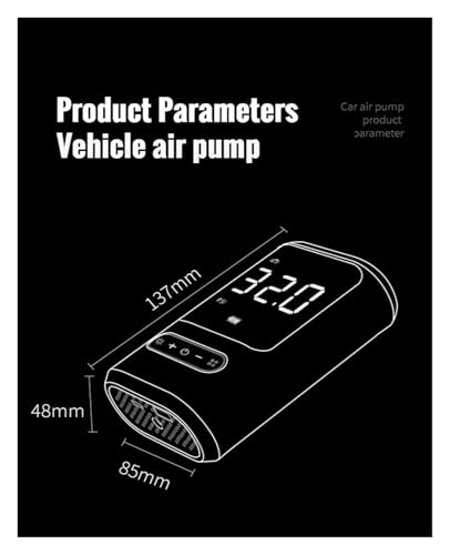 Compresseur d'air de voiture 150 PSI gonfleur de pneus électrique portable