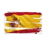 JZQZH Toalla multifuncional con la bandera de España, suave, cómoda, esponjosa y gruesa, adecuada para baño, piscina, playa, gimnasio