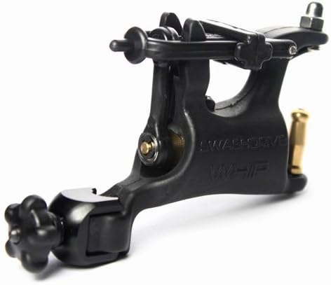 NEW Black Color ROTARY TATTOO MACHINE SWASHDRIVE WHIP ADJUSTABLE