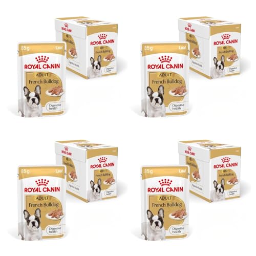 ROYAL CANIN French Bulldog Adult Loaf | Confezione da 4 | 4 x 12 x 85 g | Alimento completo per Bulldog Francesi a partire dai 12 mesi