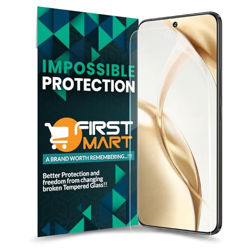 Image of FIRST MART TPU Screen Protector for Honor 200 - Unbreakable Membrane Protection, Case Friendly Coverage, Bubble-Free, Edge to Edge Coverage [ 1 Pack]