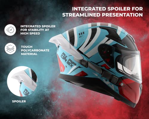 Image of Axor Helmets Apex Hex-2 Helmet (Hex Blue Red, Large)