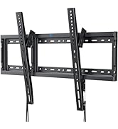 PERLESMITH VESA 600 x 400 mm Wall Mount TV Mount Bracket for 37 - 75 inch Tilt TV Wall Mount Bracket Downward Angle Adjustment