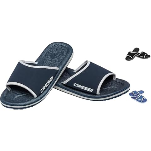 Cressi Unisex Lipari Pool Sandals in Blue White Cover