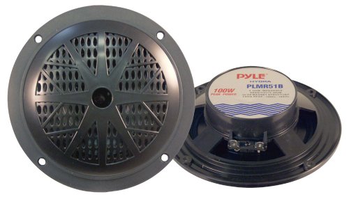 Image of Hydra Series 100-Watt 5.25 inch 2-Way Marine Speakers-Black