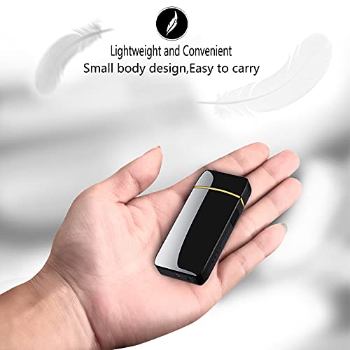 Encendedor eléctrico recargable USB ZOIPPDMS T3-Silver Ice miniatura 6