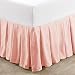 Serenta 14" Drop Microfiber Dust Ruffle Bed Skirt, Queen, Light Pink