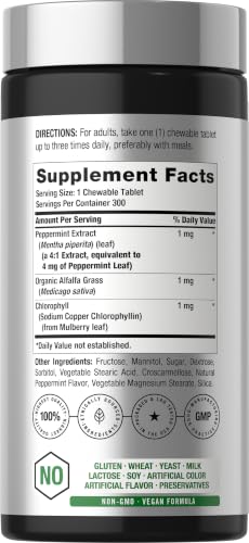 Horbäach Chewable Chlorophyll Tablets