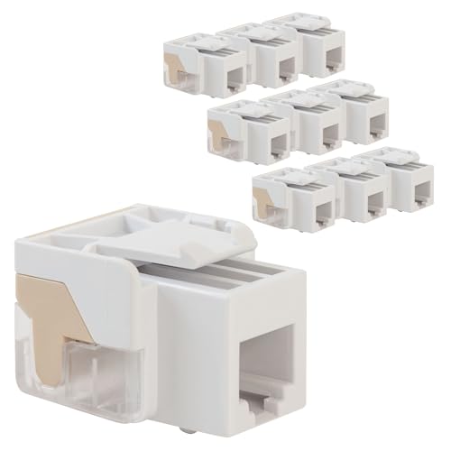 Conector Keystone Telefonico RJ11 6P6C ICC Pack 10 miniatura 1