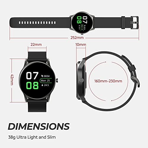 SoundPEATS Smart Watch Fitness-tracker met bloedzuurstof en hartslagmeter Sleep Quality Tracker, waterdichte smartwatch… - Image 8