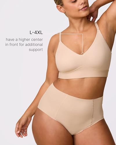 Image of Harper Wilde Bliss Triangle Bralette - Ultra-Soft, Lightweight Bralette for Women with No Cups, No Wires, No Padding
