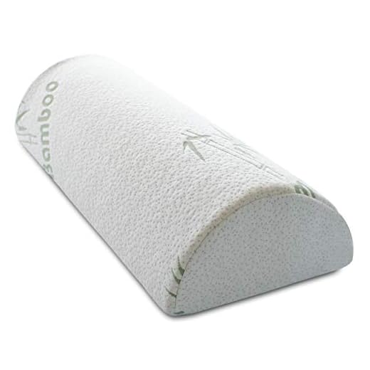 InteVision Four Position Support Pillow (20.5" x 8" x 4.5") Bamboo Cover - Provides Best Support for Sleeping on Side or Back - Helps Relieve Back Pain