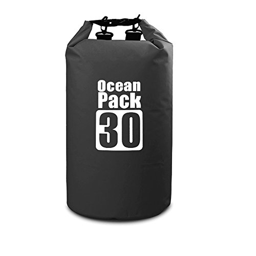 TAG Waterproof Dry Bag 30L - Dry Sack With Shoulder Strap is Lightweight and Perfect to Protect Your Gear from Kayaking, Rafting, Boating, Camping and Fishing