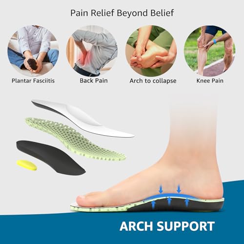 STQ Mens Slip On Shoes with Foldable Back Heel, Arch Suppprt Casual Sneakers for Knee Pain Relief Walking Shoe Dark Grey Size 8.5 — view 4