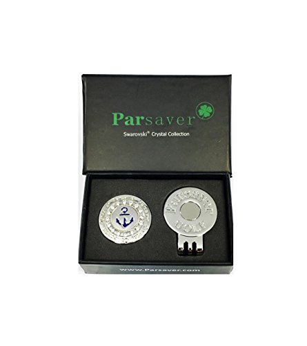 Parsaver Swarovski Crystal Golf Ball Marker - con