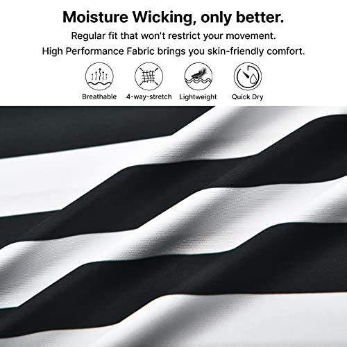 Women's Official Referee Shirt Black & White Stripe Ref Umpire Jersey Short Sleeve For Basketball Football Hockey V-Neck L #TOP5