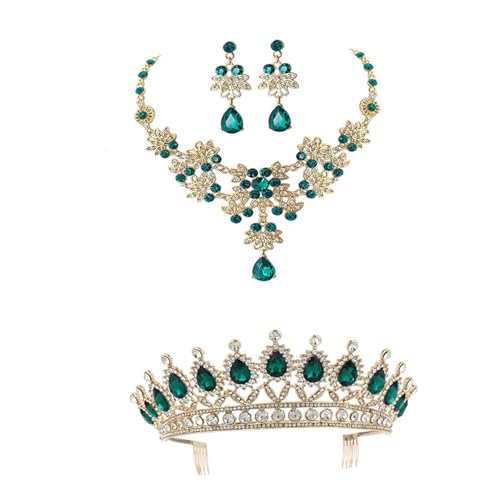 Conjunto de collar y pendientes para novia o fiesta formal