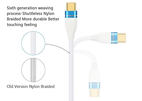 Image of Tessco (GU-331) 3 in 1 USB Cable for Type-C, Micro USB, for all Smartphone, Tablet with Rapid Charging Support and Fast Data Sync (1M, White)