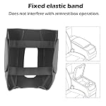 Center Console Cover Compatible with 2019-2025 2026 Chevy Silverado/GMC Sierra Jump Seat Accessories, Middle Console Armrest Lid Leather Protective Cover(ONLY for Split Bench Seat Console) - Image 4