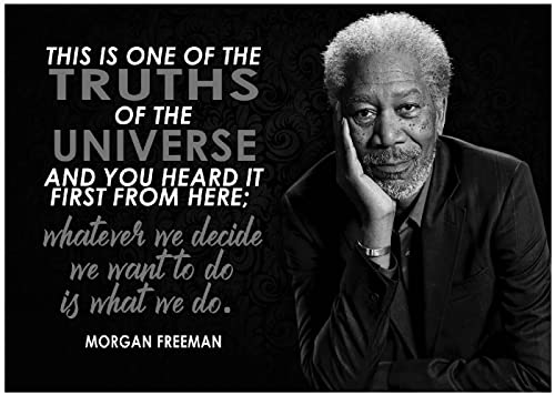 Vincit Veritas Morgan Freeman Motivational Poster Quote Inspirational Quotes Classroom Posters Movie...