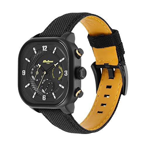 Titan Octane Aerobatics Green Dial Chronograph Leather Strap Watch for Men-NS1856NL02 - Image 4