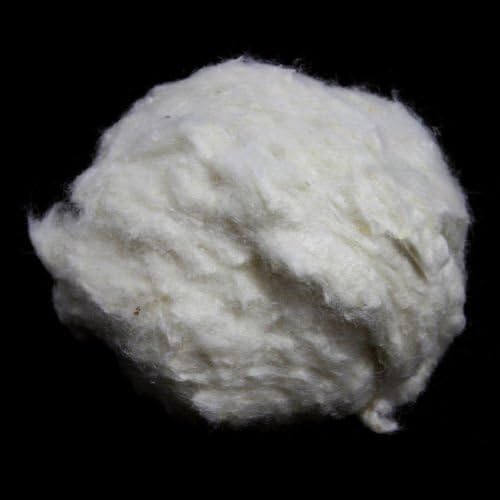 World of Wool Bleached Tussah Silk Noil - 100g / 3.5oz