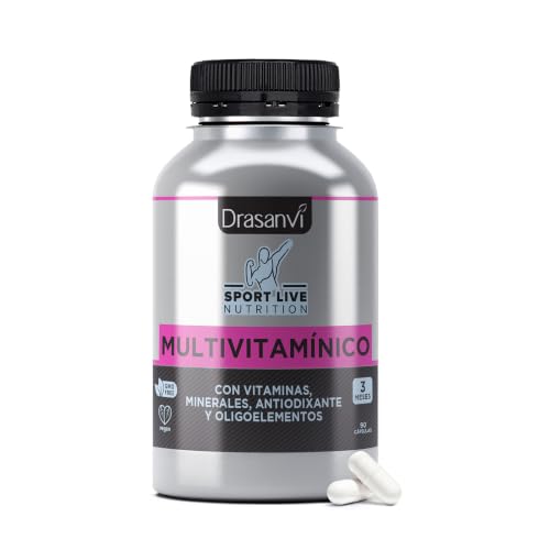 46% DESCUENTO Multivitaminico Sport Live en 90 Capsulas Vitaminas y Minerales Drasanvi — oferta en Amazon