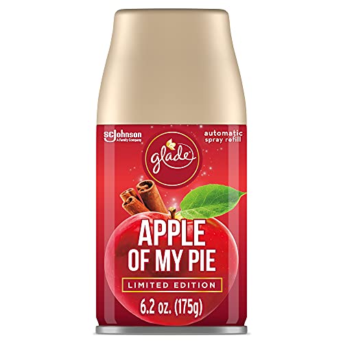 Glade Automatic Spray Refill and Holder Kit, Air Freshener for Home and Bathroom, Apple of My Pie, 6.2 Oz