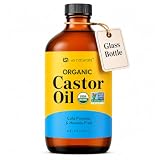 Us Naturals Organic Castor Oil 16 oz - USDA Certified, Cold Pressed