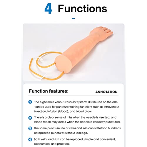 Simulateur de bras IV et de ponction veineuse pour perfusion et injection