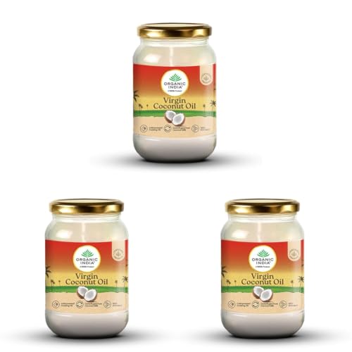 Image of Organic India Virgin Coconut Oil, 250ml | Labs Tested on 250+ Parameters | Certified Organic| Cold Pressed | Extracted from Coconut Milk | Authentic Flavour | Multipurpose Premium Coconut Oil