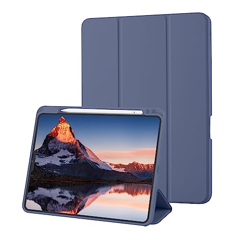 Case for iPad Pro 11 2022/2021/2020/2018 (4th /3rd /2nd /1st Generation) Case with Pencil Holder