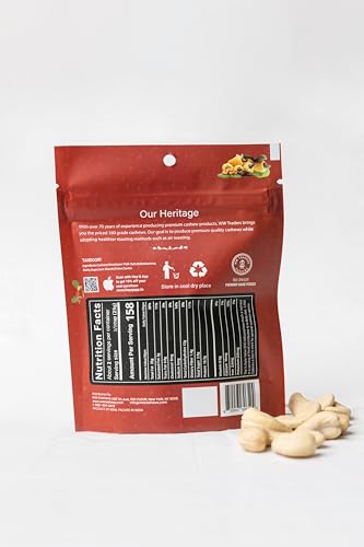 Image of Natural Air Roasted Jumbo Tandoori Cashews 180 Grade (3.5 OZ)