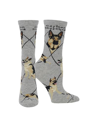 German Shepherd Crew Socks for Women & Men
