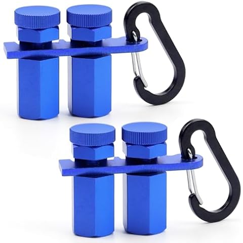 4PCS Tall Stair Gauges with Holder&Carabiner Knobs for Framing Square,Versatile Circular Saw Layout Tool for Metal Stair Stringer,Stair Guage Knob Tool for Carpentry Squares,Stairs&Rafter Gauge Clamps Cover