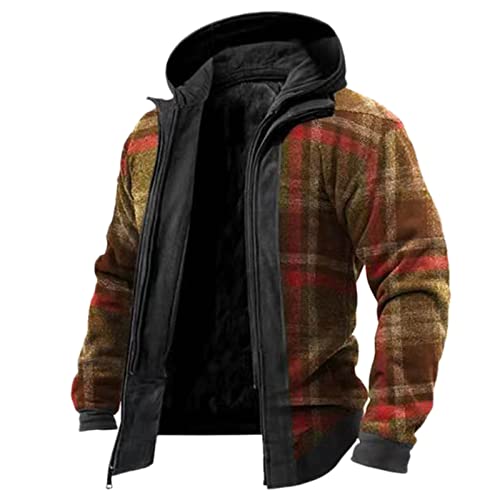 Veste longue homme orange idéale pour vos sorties urbaines stylées en automne