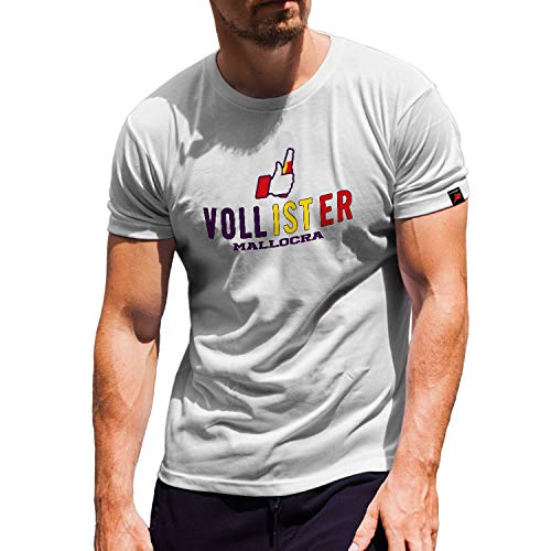 T-shirt Mallorca JGA blanc XL humour fête Ibiza Baléares 31043