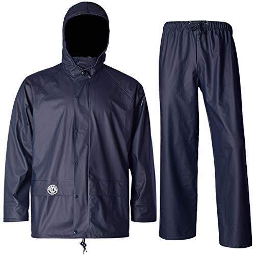 Navis Marine Rain Suit for Men Women Heavy Duty Workwear Waterproof Jacket