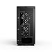 Fractal Design North XL Momentum Black - Glass Side Panel - Genuine Blackened Oak Wood Front - High Airflow PC Gaming Case - Three Powerful 140mm Momentum Fans Included - ATX/E-ATX Support
