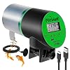 Automatic Fish Feeder for Aquariums – Rechargeable Auto Fish Food Dispenser Timer Feeder with USB Charger Cable，LCD Screen, Customized Schedule