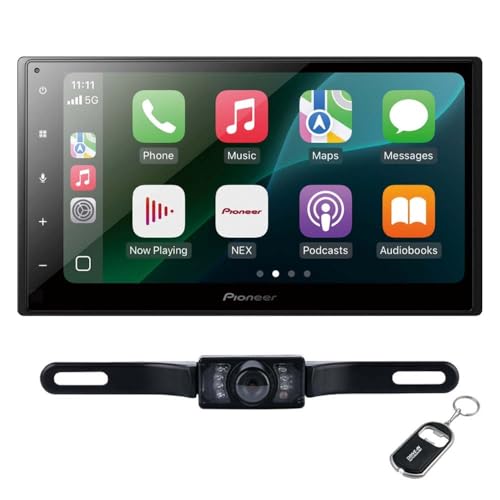 Pioneer DMH-1800NEX 6.8 Double-DIN Digital Multimedia Receiver with License Plate Camera