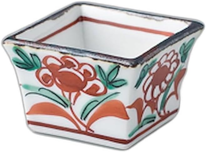 Red Picture Angle Delicacy [ 4.8 x 4.8 x 3.3 cm ] | Delicacy Reinforced Porcelain Setomonohonpo