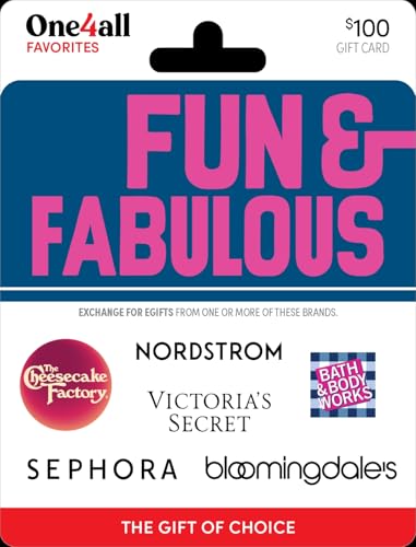 Image of One4all Fun & Fabulous Physical Gift Card- $100