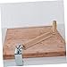 OUNONA Rolling Pin Dough Roller Kitchen Tool for Even Thickness for Pasta Dumplings Tortillas Made of Beechwood Easy to Use for All Dough Types