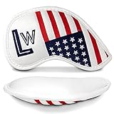 Patriotism Golf Lob Wedge Cover for Golf Club, Golf Iron Headcover for Lob Wedge fits Taylor Made, Callaway, Ping(1pc #LW Cover)