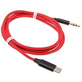 Aux Cable USB-C to 3.5mm Audio Cord for Moto G Stylus 5G - Car Stereo Aux-in Adapter Speaker Jack Wire Braided Type-C Compatible with Motorola Moto G Stylus 5G