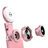 Poids léger, taille compacte : la taille portable le rend facile à mettre dans votre sac à main. Il suffit de le mettre sur votre téléphone, tablette, ordinateur portable ou caméra vidéo pour enregistrer des images et des vidéos de qualité pour chaque moment important de votre vie